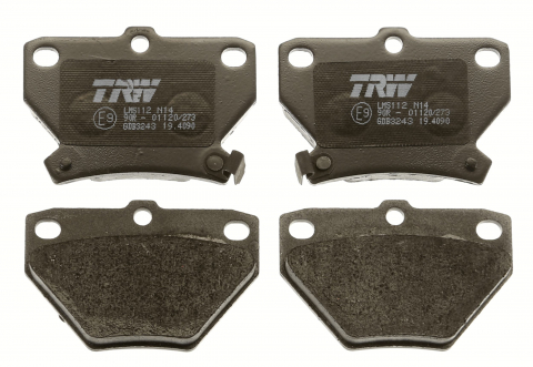 Placute frana - Set placute frana spate TRW GDB3243