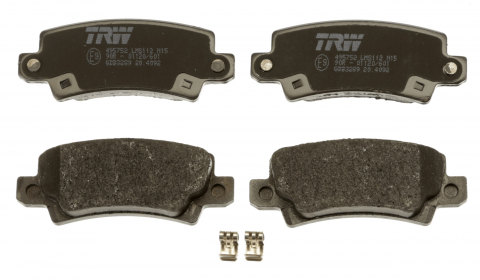 Placute frana - Set placute frana spate TRW GDB3289
