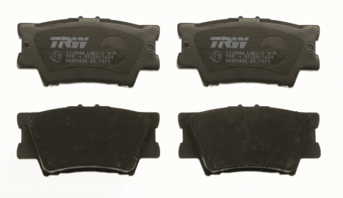 Placute frana - Set placute frana spate TRW GDB3426