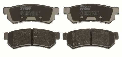 Set placute frana spate TRW GDB4178 [1]