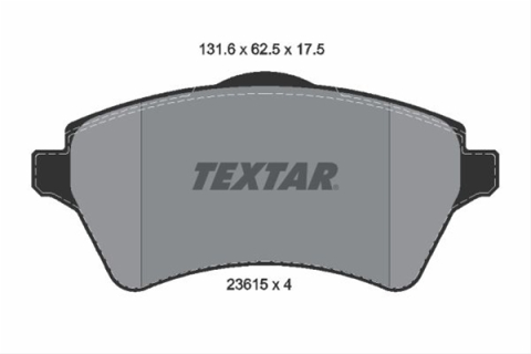 Piese auto - Set placute frana TEXTAR 2361501