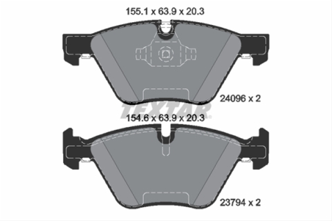 Piese auto - Set placute frana TEXTAR 2409601