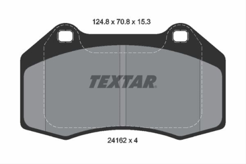 Piese auto - Set placute frana TEXTAR 2416201