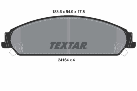 Piese auto - Set placute frana TEXTAR 2416401