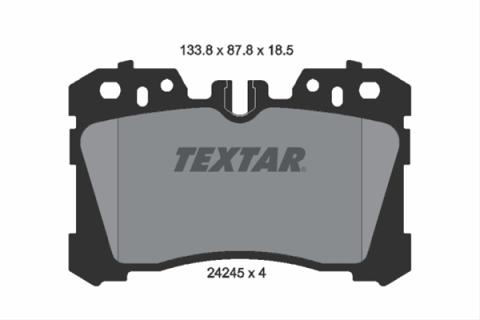 Piese auto - Set placute frana TEXTAR 2424501