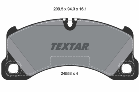 Placute frana - Set placute frana TEXTAR 2455301