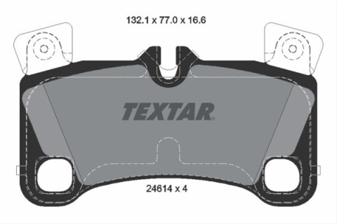 Placute frana - Set placute frana TEXTAR 2461401
