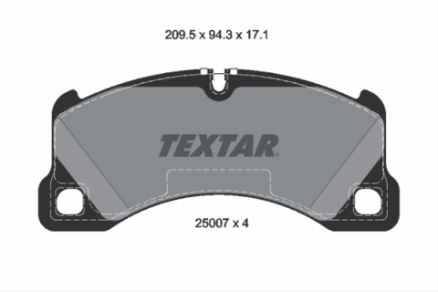 Piese auto - Set placute frana TEXTAR 2500701