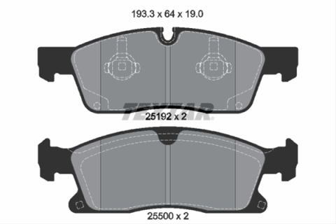 Piese auto - Set placute frana TEXTAR 2519201