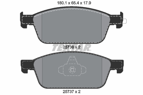 Piese auto - Set placute frana TEXTAR 2573601