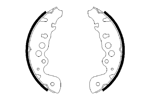 Set saboti frana BOSCH 0986487616 [3]