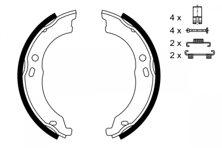 Set saboti frana BOSCH [4]