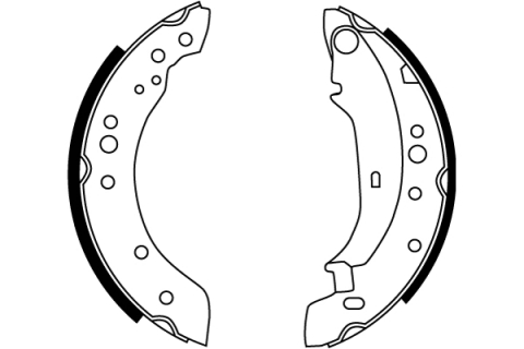 Piese auto - Set saboti frana mana TRW GS8771