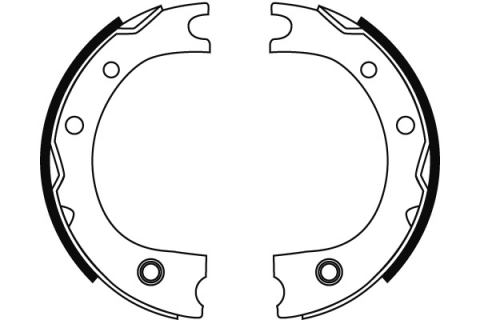 Saboti frana - Set saboti frana TRW GS8716