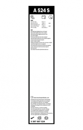 Set stergatoare BOSCH AEROTWIN 650/450 MM 3397007524 [1]