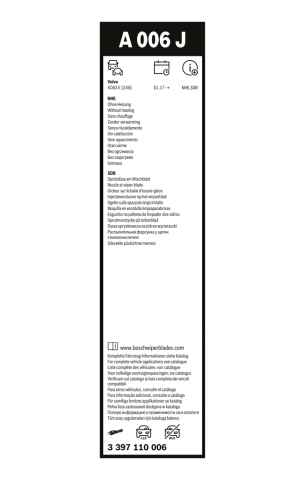 SET STERGATOARE AEROTWIN 650/475 MM [7]