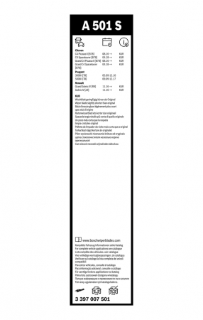 Conex - Set stergatoare BOSCH AEROTWIN 800/680 MM 3397007501