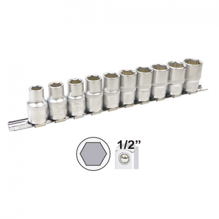 ACCESORII - Set Tubulare 1/2' Hexagonale Jbm