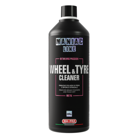 Detailing si Cosmetica - Solutie curatare jante si anvelope MANIAC WHEEL AND TYRE CLEANER 1 Litru