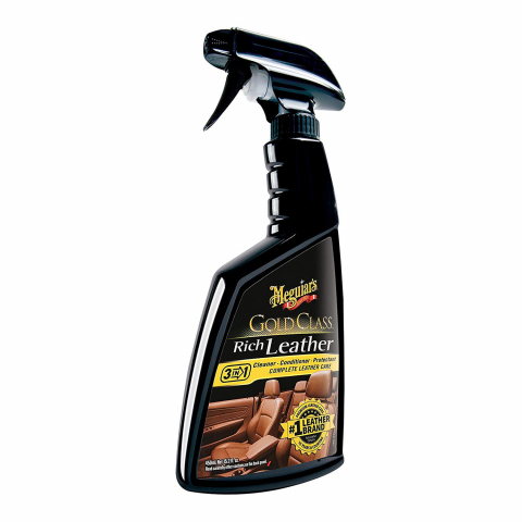 Detailing si Cosmetica - Solutie Curatare si Intretinere Piele Meguiar's Gold Class Rich Leather - 473 ML