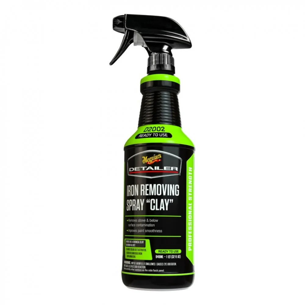 Detailing si Cosmetica - Solutie Decontaminare Chimica Meguiar's Iron Removing Spray Clay - 946 ML