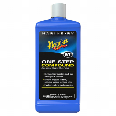 Intretinere barci - Solutie polish ambarcatiuni Meguiar's Marine One Step Compound M6732MG - 945 ML