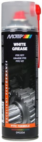 Vaseline si unsori - Spray cu vaselina alba si teflon Motip White Grease PTFE - 500ML