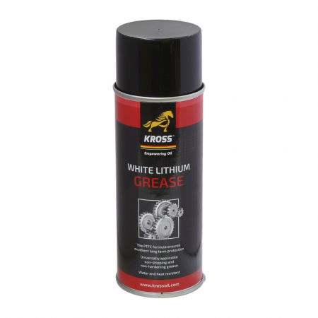 Vaseline si unsori - Spray vaselina alba pe baza de litiu Kross - 400 ml