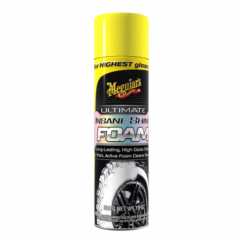 Jante si anvelope - Spuma Curatare Anvelope Meguiar's Tire Insane Shine Foam - 538 GR
