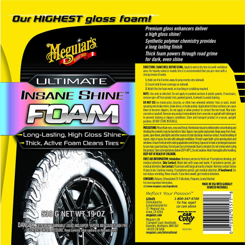 Spuma Curatare Anvelope Meguiar's Tire Insane Shine Foam - 538 GR [1]