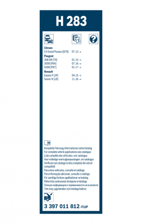 Stergator luneta BOSCH 280 MM 3397011812 [1]
