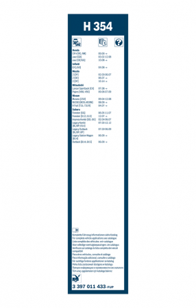 Stergator luneta BOSCH 350 MM 3397011433 [3]
