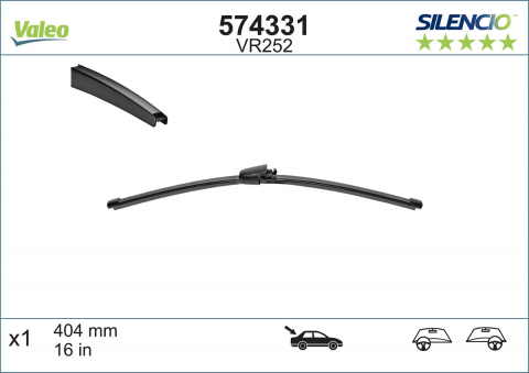 STERGATOR LUNETA VALEO SILENCIO FLAT 405 MM VR252 [2]