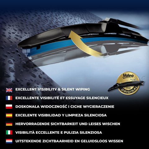 STERGATOR PARBRIZ VALEO SILENCIO HYBRID 500 MM VH128 [3]
