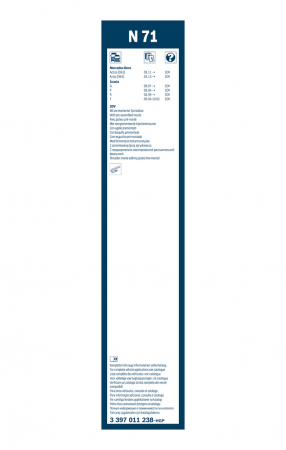 STERGATOARE AUTO - Stergator BOSCH TWIN TRUCK 700 MM 3397011238