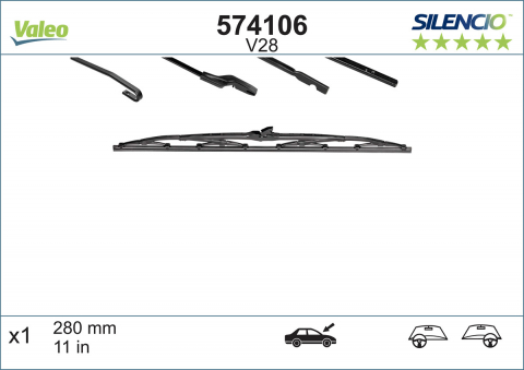 STERGATOR VALEO SILENCIO CONVENTIONAL STANDARD 280 MM V28 [1]