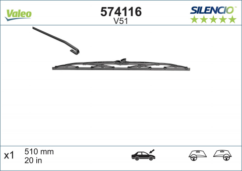 STERGATOR VALEO SILENCIO CONVENTIONAL STANDARD 510 MM V51 [1]