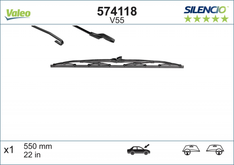 STERGATOR VALEO SILENCIO CONVENTIONAL STANDARD 550 MM V55 [2]