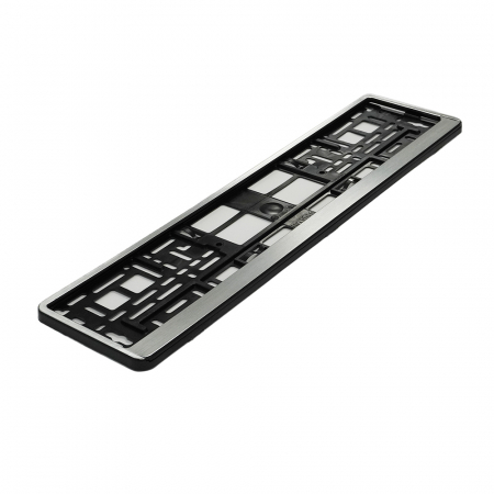 SUPORT NUMAR INMATRICULARE MEGA DRIVE CHROME BRUSH 1 BUC [3]