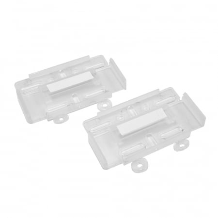 ACCESORII - Suport Numar Inmatriculare Mega Drive Fara Rame Set 4 Buc (Fata + Spate) Transparent