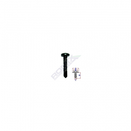 CONSUMABILE SERVICE - Surub Autoforant Negru 4.2X19 Set 100 Buc
