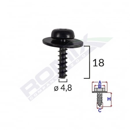 Surub Montare Pentru Capac Set 10 Buc [1]