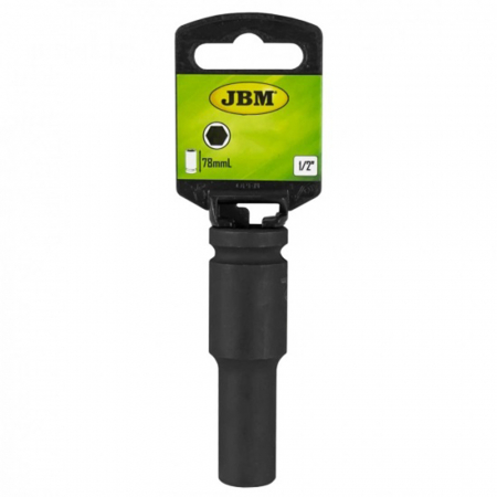 ACCESORII - Tubulara Impact Hexagonal 78 Mm Lungime 1/2` 24 Mm Jbm