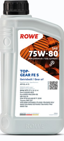 Ulei transmisii TURISME - Ulei cutie de viteze ROWE HighTec TOPGEAR FE 75W80 S - 1 Litru