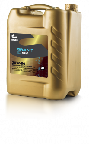 Ulei motor camion si autoutilitara - Ulei de motor Cyclon Granit Syn HPD 20W50 - 20 Litri