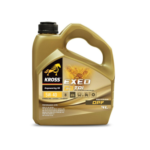 Ulei motor KROSS - Ulei de motor KROSS Exeo 5W40 C3-TDI - 4 Litri