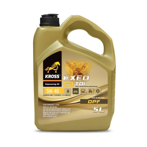 Ulei de motor KROSS Exeo 5W40 C3-TDI - 5 Litri