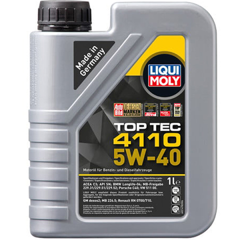 Ulei motor LIQUI MOLY - Ulei de motor Liqui Moly Top Tec 4110 5W40 - 1 Litru