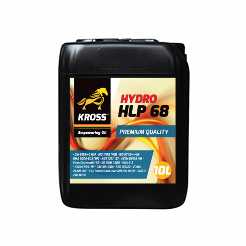 Uleiuri industriale - Ulei hidraulic KROSS HYDRO HLP 68 - 10 Litri