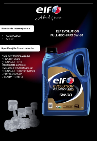Ulei motor Elf Evolution Fulltech RPX 5W30 - 1 Litru [1]